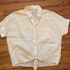 Button down Madewell top
